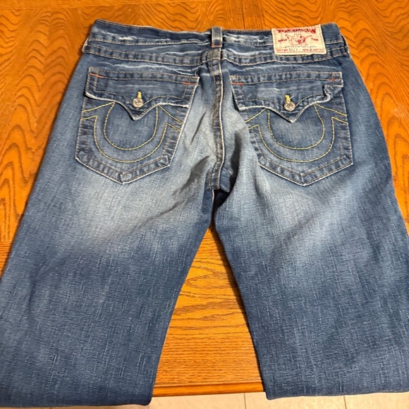 True Religion Men's Vintage Billy Bootcut Jeans Size 36x33 Relaxed Made In USA - Picture 14 of 16